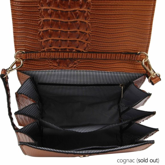 Croc Embossed Sunset Crossbody Bag - Picture 4 of 16